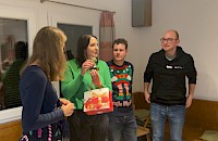 Aufschlag zum Weihnachtsfest 